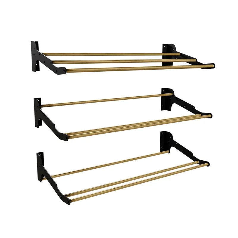 New Arrival 13-1/2" x 27-1/4" x 5" Wine Display Shelf Rack Gold Federal Brace FB-08954
