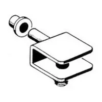 Affordable Selby X301521P, 5mm Bore, Metal Shelf Support with Clamp for Glass Shelves, Brass, 500-Pack