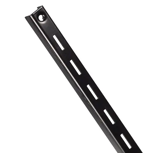 Buy Today 80 Series 60" Single Slotted Shelf Standard Black Knape and Vogt 80 BLK 60