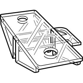 Same Day Shipping 743 Series Center Shelf Rest Zinc Reeve 743-C