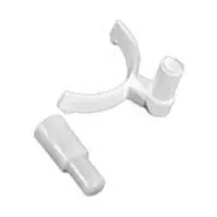 Free Returns Selby P103113W, 5mm Bore, Nylon Shelf Support Hold Down, White, 500-Pack