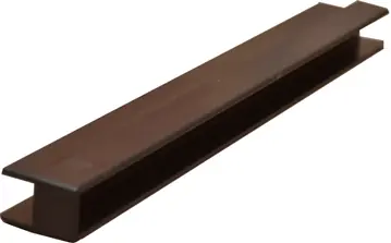 Premium 90-Degree Plastic Corner Bracket 14" L Brown JJM Solutions H-313-001-BR
