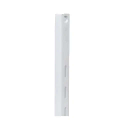 80 Series 96" Single Slotted Shelf Standard White Knape and Vogt 80 WH 96 Limited Edition