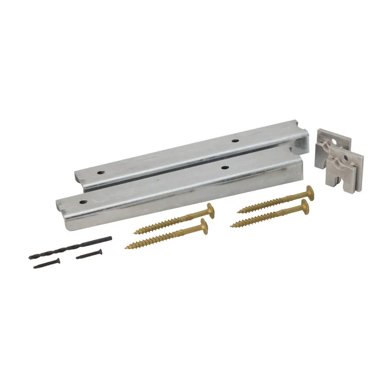 Certified T-LOC 1510 Series Floating Shelf Bracket Set 8" Long 250 lb Innovashelf T-LOC-1510-08W