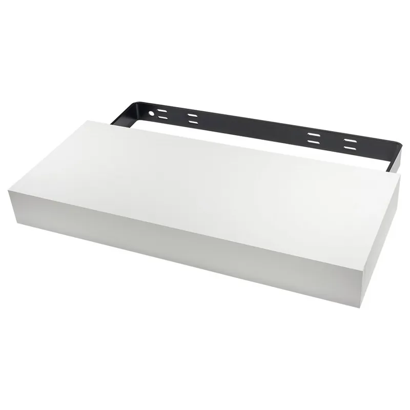 Deal 40" X 10" X 3-1/4" Classic Floating Shelf Kit MDF/White Federal Brace 39926