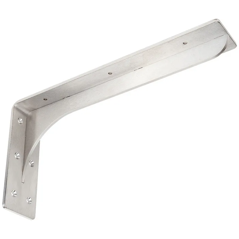 Buy Direct 14" x 3" x 7" Georgian Wall Mounted Bench Support Stainless Federal Brace 30465