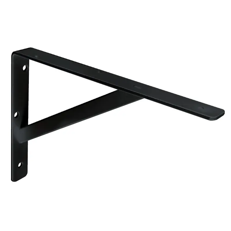 Must Have Ultimate L-Bracket 15-19/32"x 10-19/32" Black Knape and Vogt 208 BLK 400