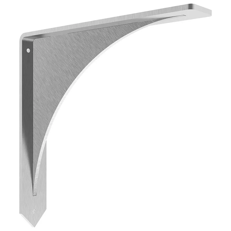 Instant Buy 12" x 2" x 12" Arrowwood Granite Countertop Bracket Stainless Federal Brace 31036