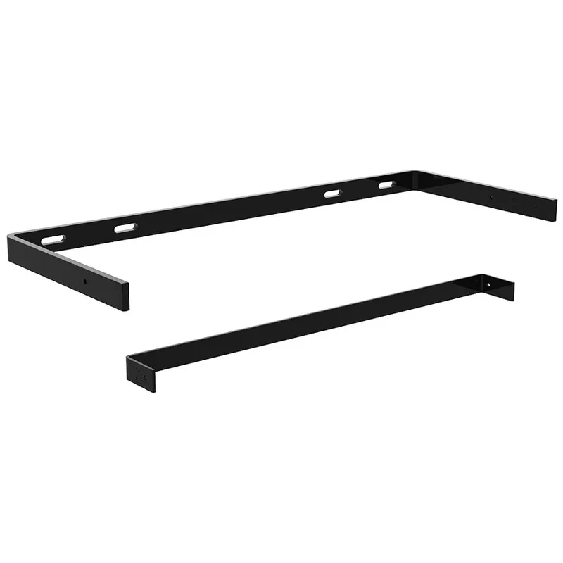 Direct From Factory 19-3/4" x 8" Low Profile Floating Shelf Bracket Black Federal Brace 165244