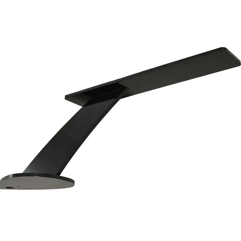 10" x 2" x 6" Perrine Counter Mounted Bar Support Black Federal Brace 31503 Factory Price
