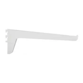 185 Series 22" Double Slotted Shelf Bracket White Knape and Vogt 185 WH 22 Bargain