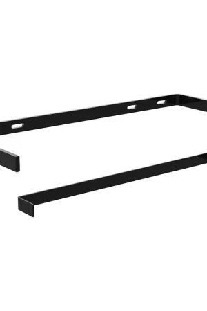 Professional Grade 7" x 8" Low Profile Floating Shelf Bracket Black Federal Brace 165248