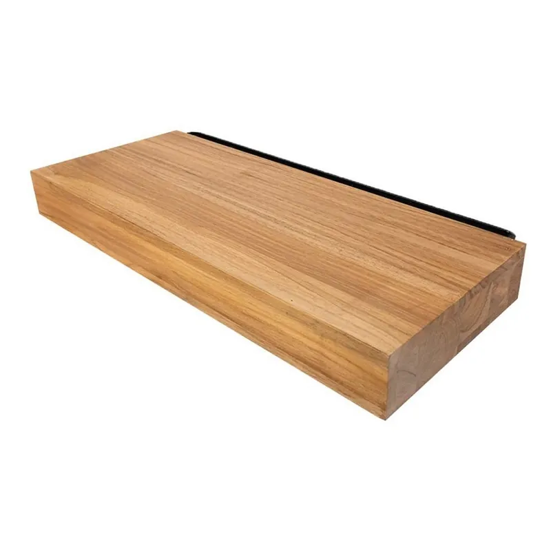 Express Delivery 24" Teak Floating Shelf Kit Federal Brace FB-06659