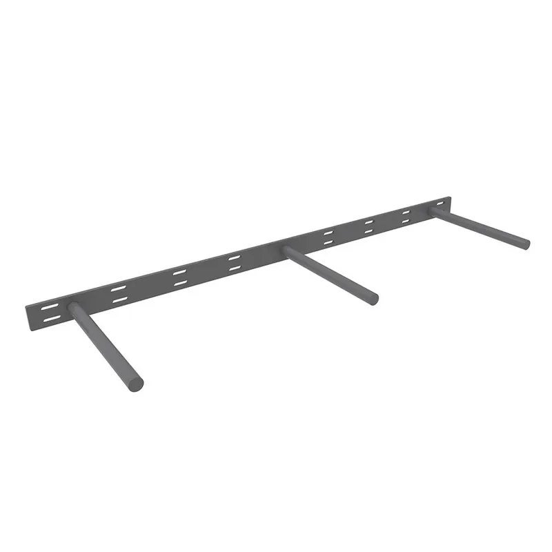 Secure Checkout 10" x 34-1/2" Floating Shelf Support Rod Bracket Steel Federal Brace FB-08616