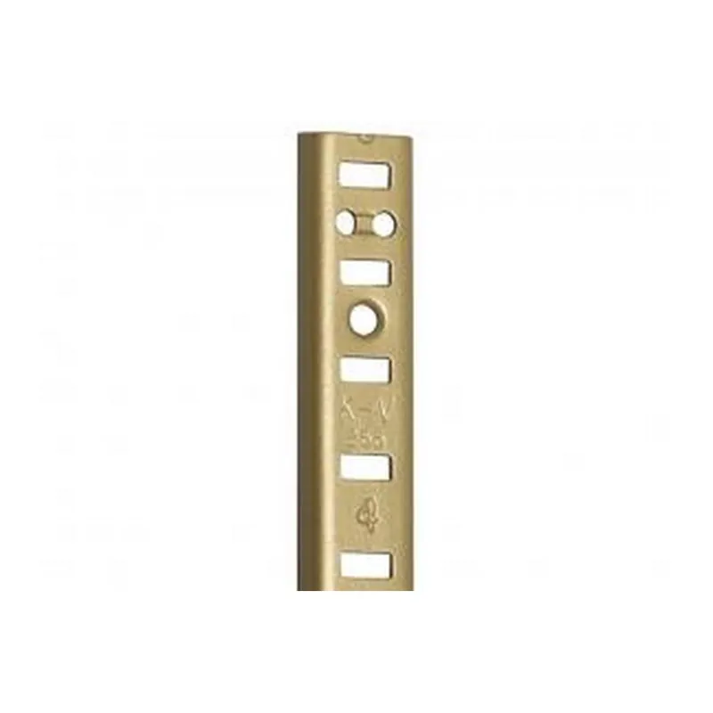 Premium KV 255AL BR 24, 24in 255 Series Pilaster, Surface or Flush Mount, Brass Aluminum, Knape and Vogt