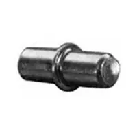 New Release WE Preferred BA1401ZN 5mm Bore Bulk-1000, Metal Rod Shelf Support with Center Stop, Zinc