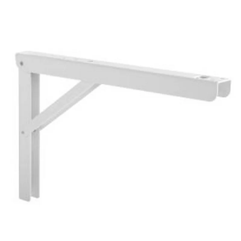 Bargain Extra Duty Folding L-Bracket 16" White Knape and Vogt 206 WH 16