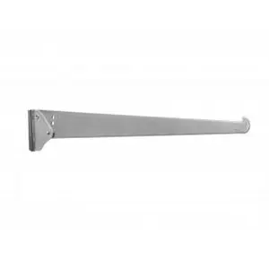 Limited Edition 179 Series 12" Single Slotted Angled Shelf Bracket with Adjustable Slanting Bracket Anochrome Knape and Vogt 179 ANO 12