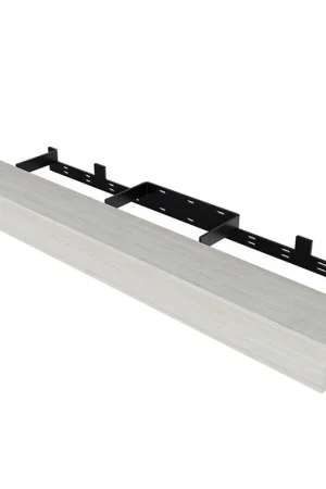 Professional Grade 60" x 6" Floating Fireplace Mantel Kit Arctic Groovz Federal Brace FB-08031