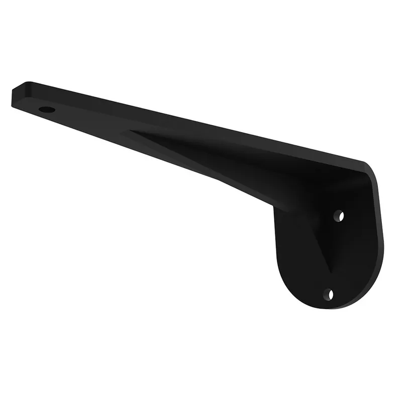 Sale 8" Radial Wall Shelf Bracket Black Federal Brace FB-06011