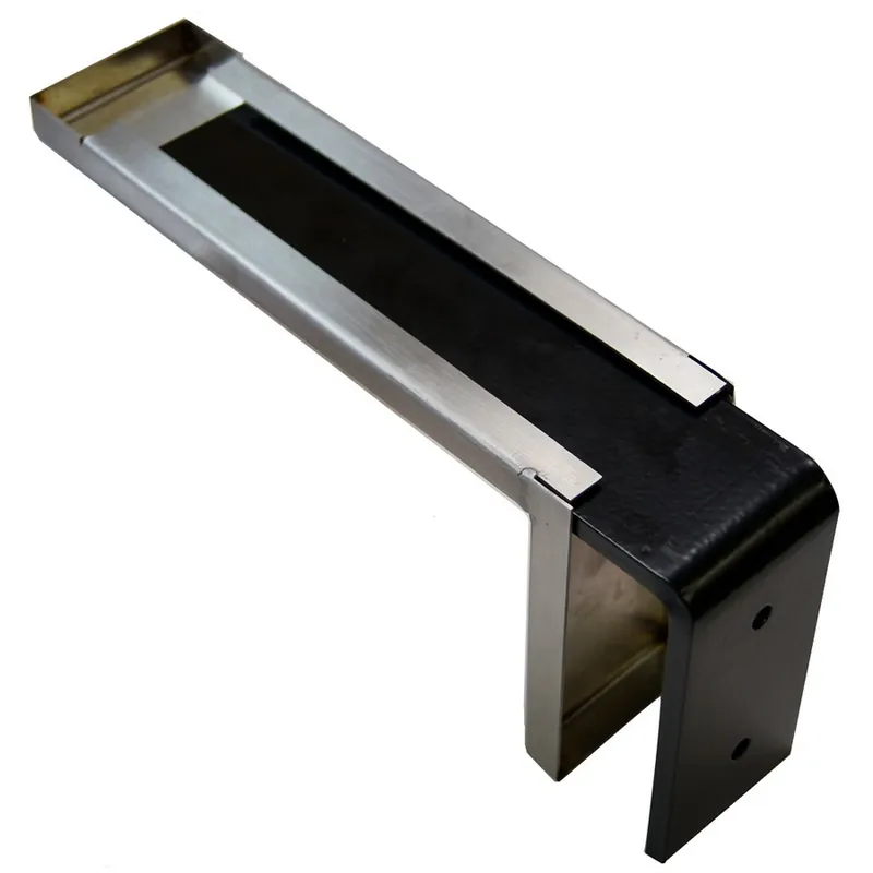 8" x 2" x 4" Providence Novelle Counter Support Stainless/Black Federal Brace 39104 Hot Picks
