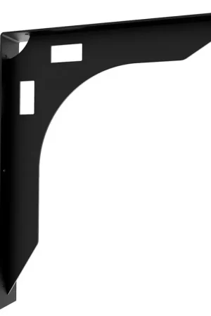 Weekend Sale 24-1/2" x 3" x 20-3/4" Wall Mounted Desk Bracket Black Federal Brace FB-03177