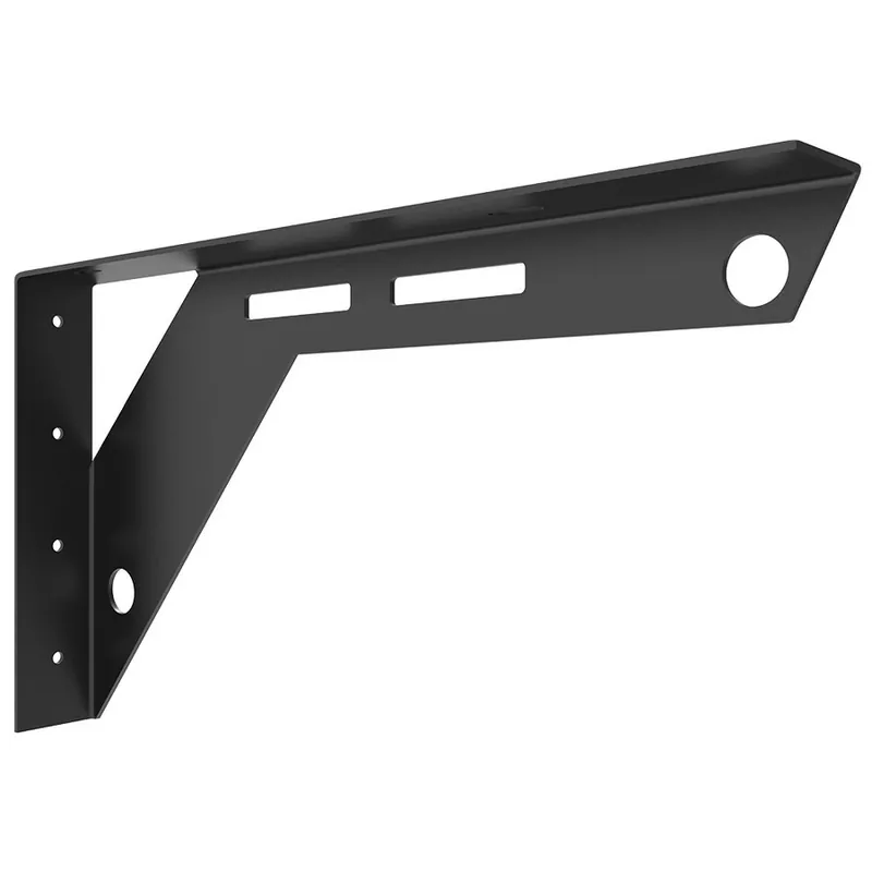 Limited Time 18" x 2" x 10" Workstation Bracket Black Federal Brace FB-00733