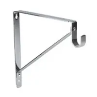 Closet Rod and Shelf Bracket Bracket 12-1/2"x 10-7/8" Bright Brass Lavi Industries LB-02-8150A Weekend Sale