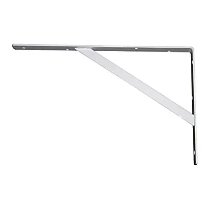 Warranty Included L-Bracket 15-1/2"x 10" White Reeve I-208-400-W