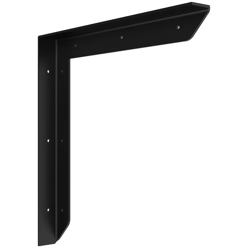 12" x 2" x 12" Versa Hidden Counter Support Bracket Black Federal Brace FB-03768 Money Back Guarantee