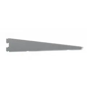 Cheap Heavy Duty Double Slot Adjustable Shelf Bracket 18.5" Titanium Knape and Vogt 182 TI 18.5