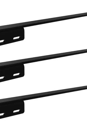 While Supplies Last 24" x 1-1/2" x 2" LH Harmony Countertop Support Bracket 3/Pack Black Federal Brace 39998
