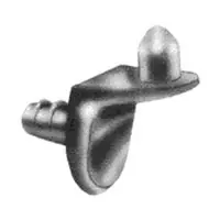 Authentic Meier 02.7875.104, 5mm Bore, Pegged Shelf Support, 10.8mm Width, Nickel, 1,000-Pack