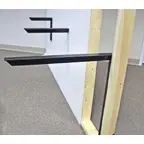 Hybrid Brackets-Flush Mount or Concealed 18" x 18" White A and M Hardware Markdown