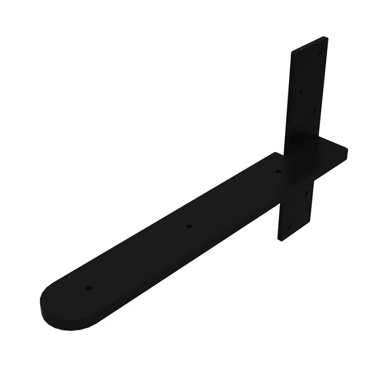Professional Grade Federal Brace FB-10963 Capitol Floating Counter Bracket 12" x 2-1/2" x 10-1/2" Black