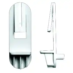 Special Discount Rev-A-Shelf 5mm Bore Shelf Support with Locking Clip for 3/4" Shelves White 100/Box Rev-A-Shelf RSRAS305-34-10-4