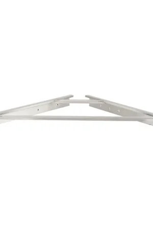 One Day Deal 16" x 1/2" x 16" Cascata Shower Bench Bracket Stainless Federal Brace 30430