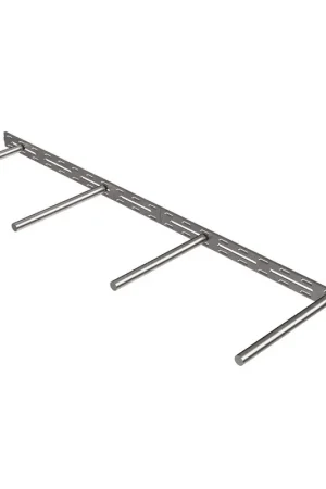 Modern Federal Brace United Modular Floating Shelf Hardware Bracket 10" x 44" x 1-1/2" Steel FB-11360