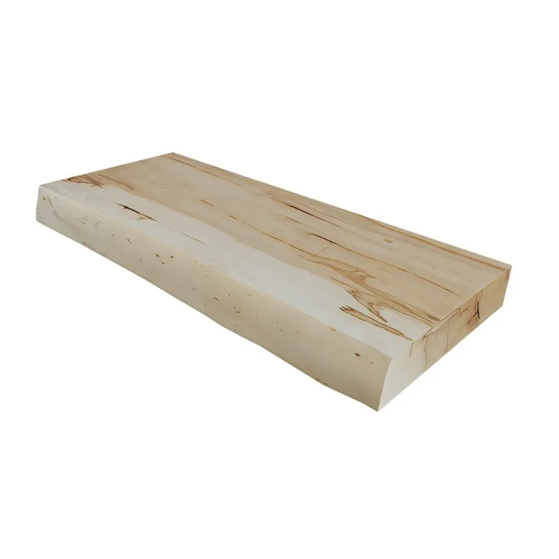 12" x 24" x 2" Live Edge Maple Floating Shelf Kit Federal Brace 39932 Factory Price