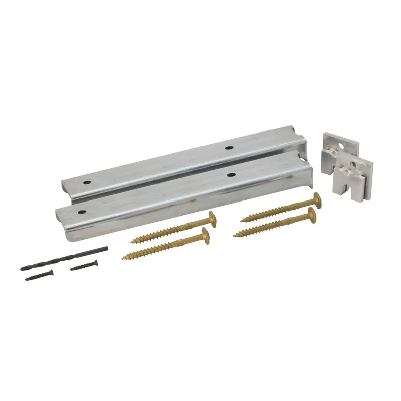 T-LOC 1575 Series Floating Shelf Bracket Set 8" Long 200 lb Innovashelf T-LOC-1575-08W Special Offer