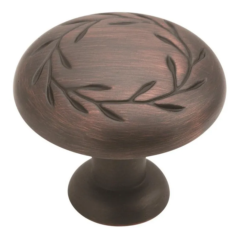 In Demand Amerock Nature's Splendor Knob 1-1/4" Dia Oil Rubbed Bronze BP1581ORB