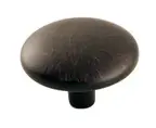 WE Preferred B2208ORB Round Plain Knob dia. 1-1/4, Oil Rubbed Bronze, MP214-ORB Top Rated
