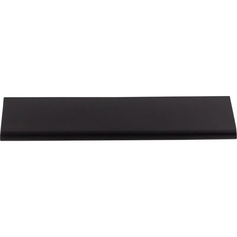 Modern Top Knobs Mercer Europa Tab Pull 5" Center to Center Flat Black TK503BLK