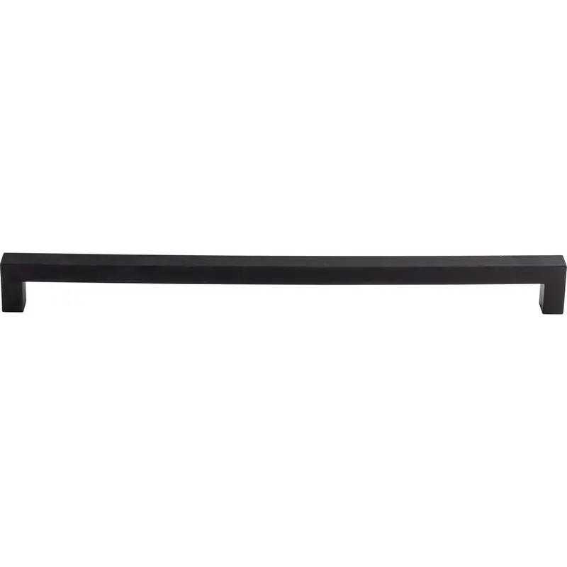 Top Knobs Nouveau Square Bar Pull 12" Center to Center Flat Black M1840 Original