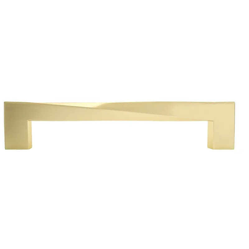 Twist Pull 12" Center to Center Satin Brass Hapny Home TW547-SB Factory Price