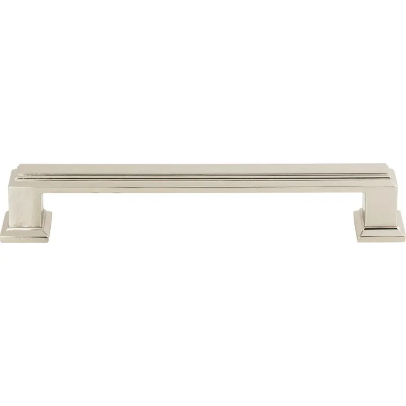 Handmade Atlas Homewares Sutton Place Pull 5-1/16" Center to Center Polished Nickel 292-PN