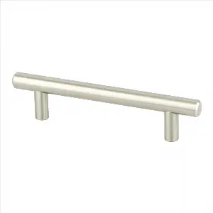 Brand New Steel Collection Pull 96mm Center to Center Satin Nickel WE Preferred 11484746
