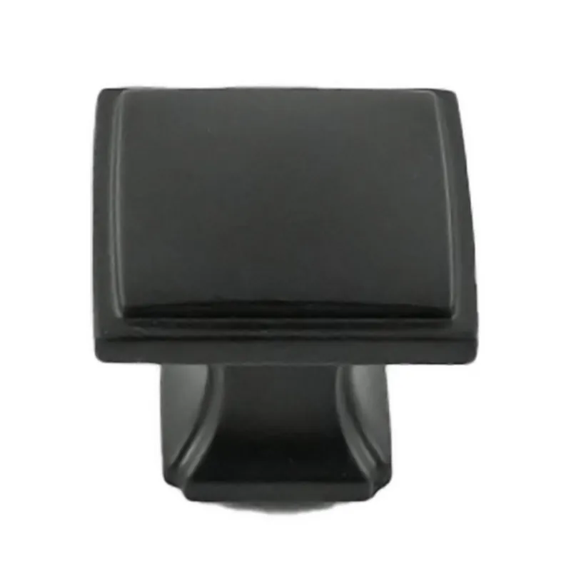 Instant Buy Hickory Hardware Bridges Knob 1-1/4" Dia Matte Black P3240-MB