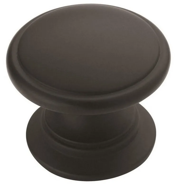 Amerock Ravino Knob 1-1/4" Dia Flat Black BP53012FB Place Order