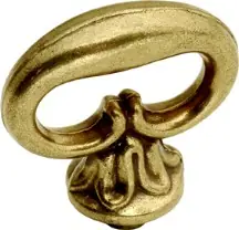 Hickory Hardware Manor House Mock Key Knob 1-1/8" Dia Lancaster Hand Polished P321-LP Original